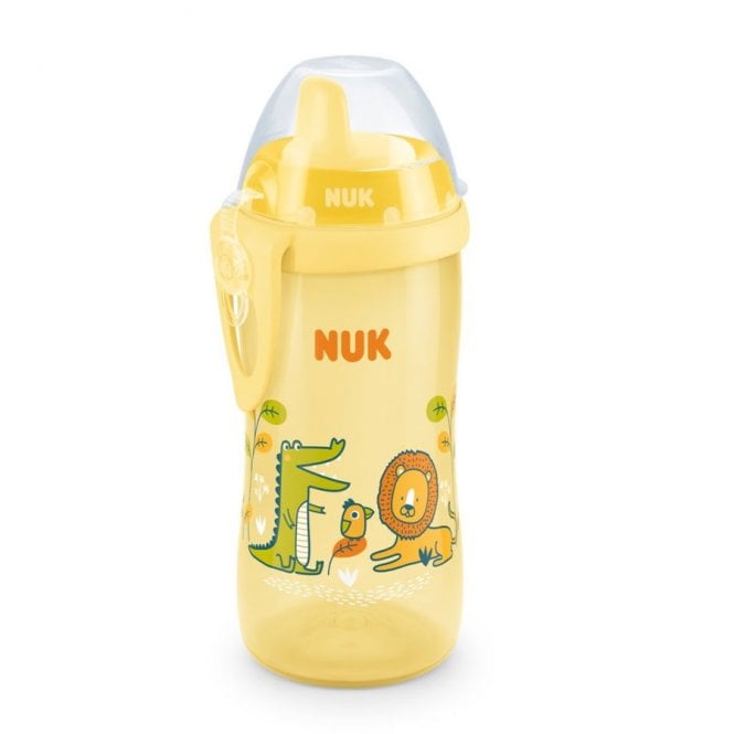 NUK NUK First Choice Kiddy Cup with Clip 12m+ Yellow 300ml